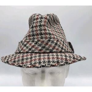 Vintage 1960's 1970's‎ Knox Wool Fedora Mens Hat Bear Bryant